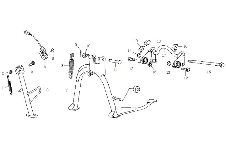 Centralstöd - Sidostöd