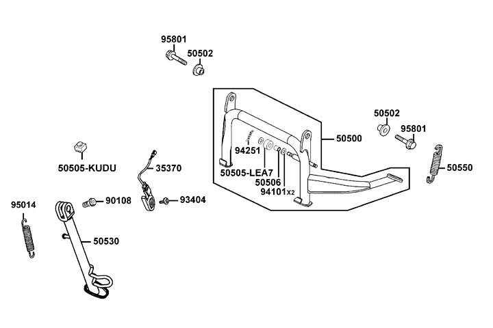 Centralstöd - Sidostöd