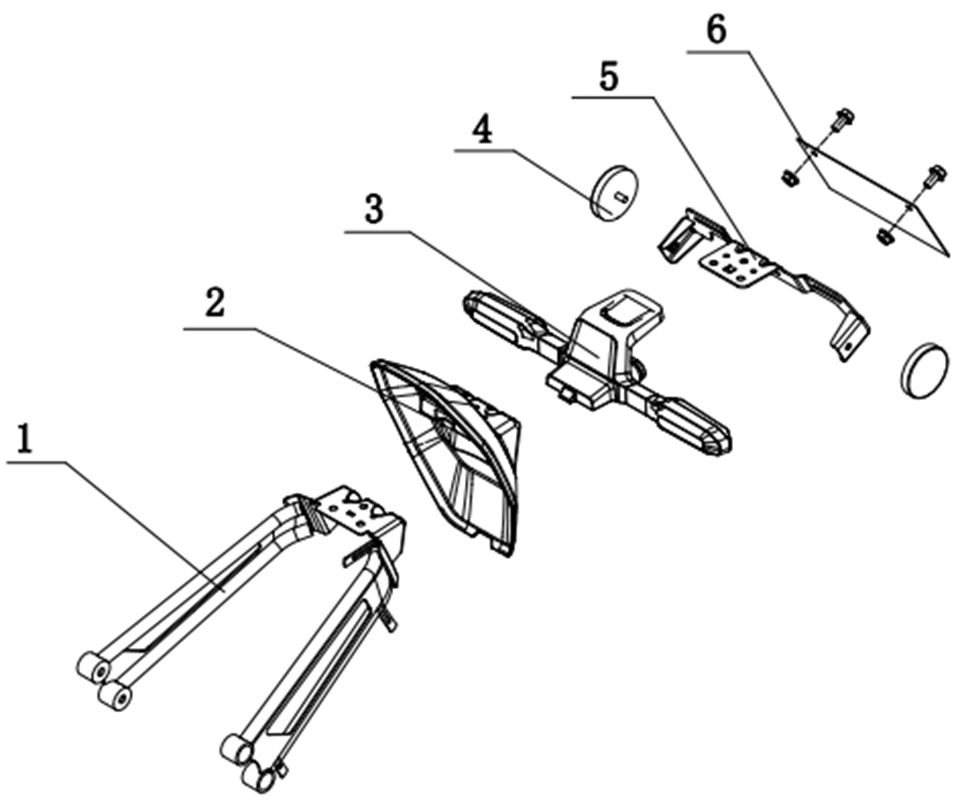 Yttre bakskärm - Blinkers bak