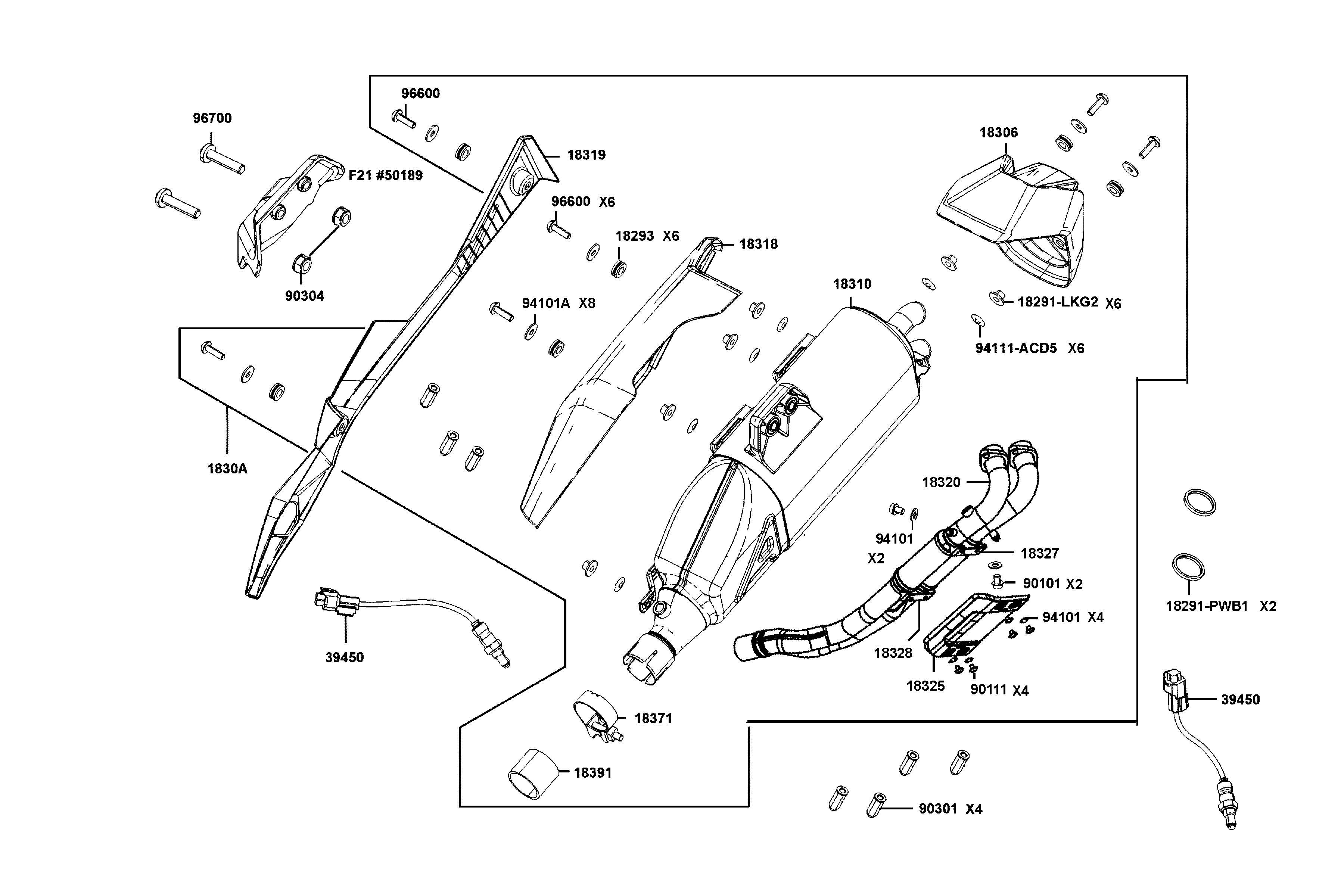 Avgassystem - Ljuddämpare - Lambdasond