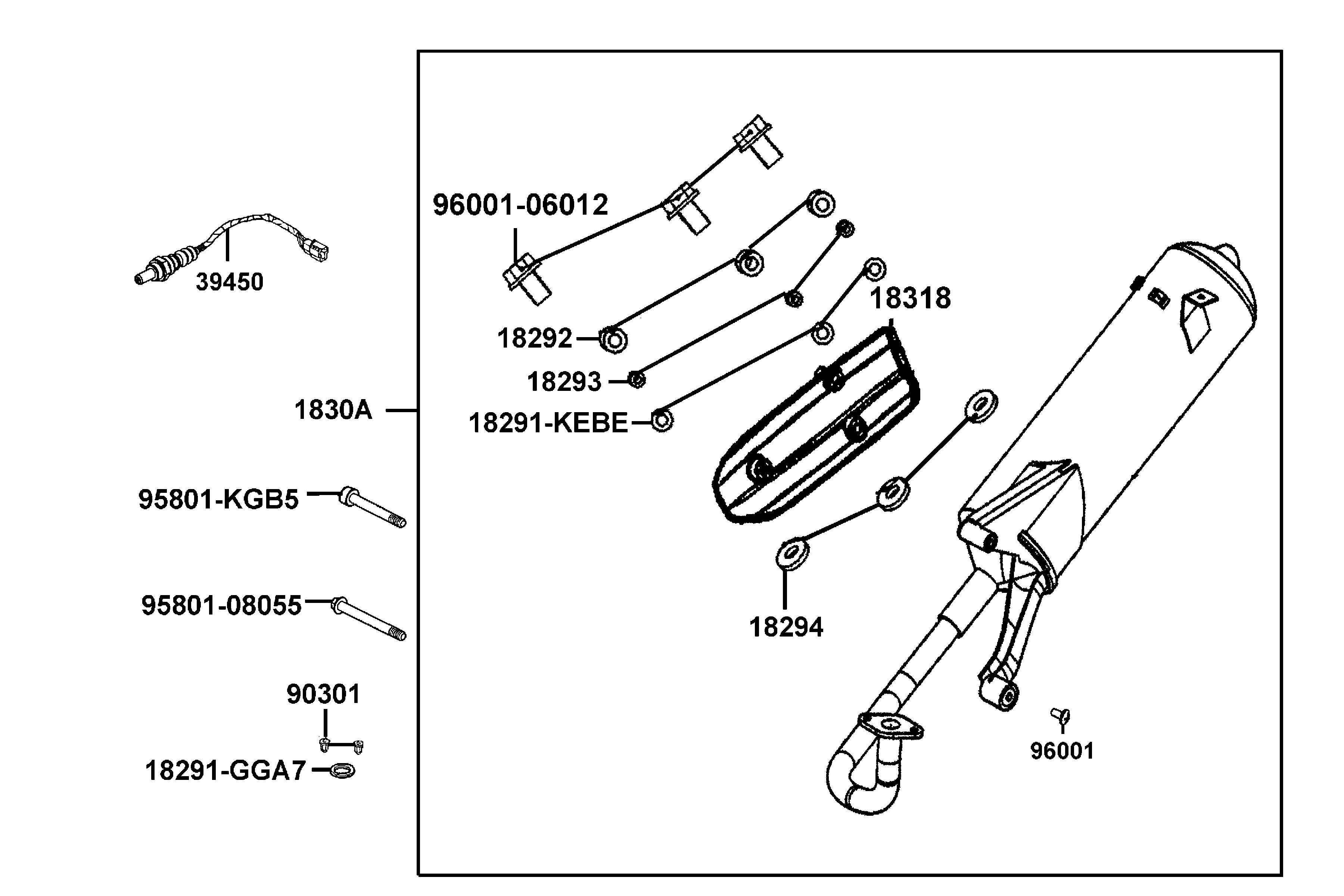 Avgassystem - Ljuddämpare - Lambdasond