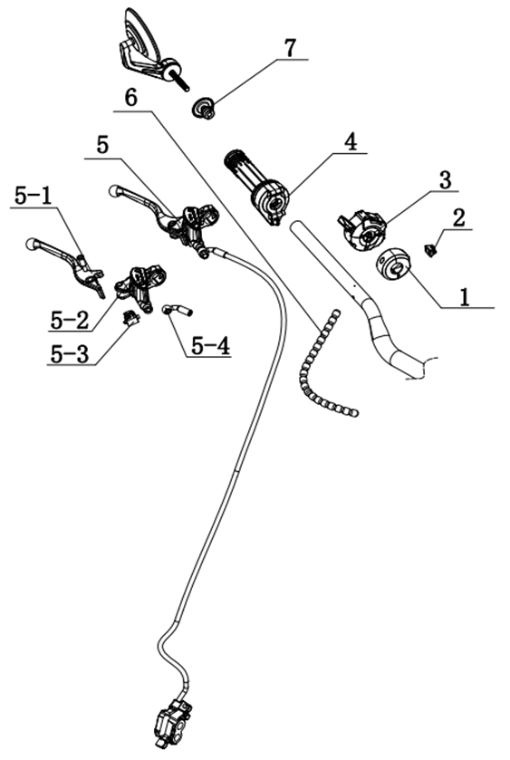 Höger Switch - Höger handtag