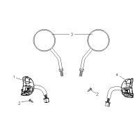 Backspeglar - Switchhandtag