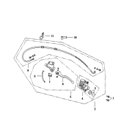 Bakbroms - Bromsbelägg - Bromshandtag