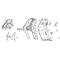 Kåpor fram - Framlykta - Benskydd