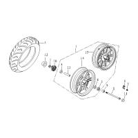 Framhjul - Hastighetsgivare