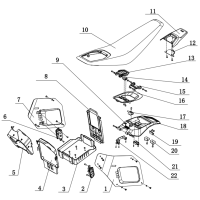 Sidokåpor - Sadel - Övre bakskärm