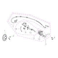 Bakbroms - Bromsbelägg - Bromsskiva