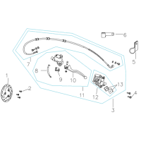 Bakbroms - Bromsskiva - Bromsbelägg