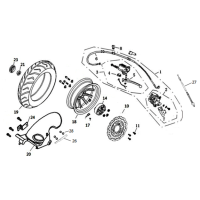 Bakfälg - Bakbroms - Inre stänkskärm