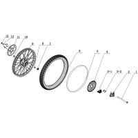 Bakhjul - Bakdrev - Bakre bromsskiva