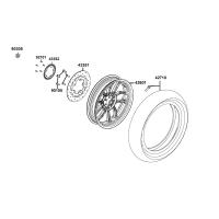 Bakhjul - Bromsskiva - Fälg
