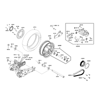Bakhjul - Bromsskiva - Bromsbelägg - Drivrem