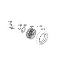 Bakhjul - Bromsskiva - Fälg