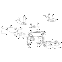 Bakre kåpor - Passagerarhandtag