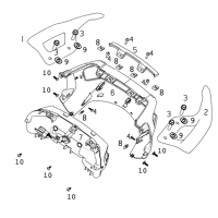 Baklykta - Passagerarhandtag