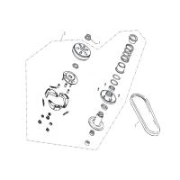 Variatorrem - Bakre variator