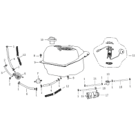 Bränsletank - Bränslekran - Tankgivare