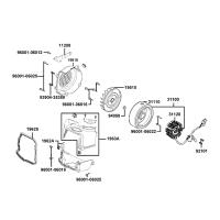 Stator - Svänghjul - Fläktkåpa
