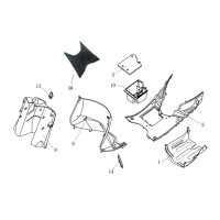 Golv - Benskydd - Batterilucka