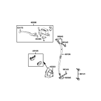 Frambroms - Bromsbelägg - Bromshandtag