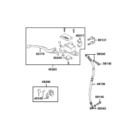 Frambroms - Bromsbelägg - Bromshandtag