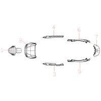 Framskärm - Frontkåpa - Sidokåpor - Undergolvskåpor