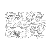 Frontkåpa - Sidokåpor fram - Golv