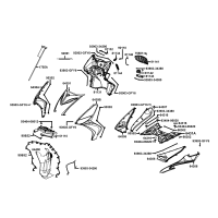 Frontkåpa - Sidokåpor fram - Golv