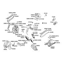 Frontkåpa - Sidokåpor fram - Golv