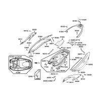 Kåpor bak - sadelfack