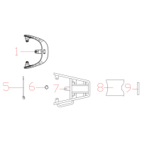 Passagerarhandtag - Golvmatta - Sadellåsvajer