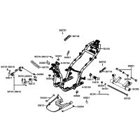 Ram - Passagerarfotstöd - Motorfäste