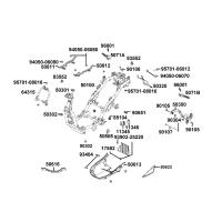 Ram - Passagerarfotstöd - Motorfäste