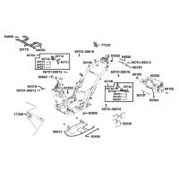 Ram - Passagerarfotstöd - Motorfäste
