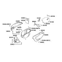Sidokåpor bak - Sadellåda