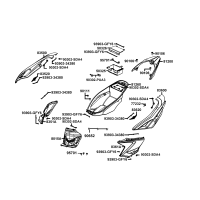 Sidokåpor bak - Sadellåda