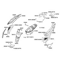Sidokåpor bak - Sadellåda