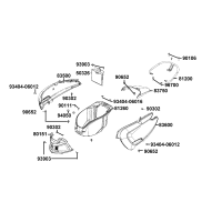 Sidokåpor bak - Sadellåda