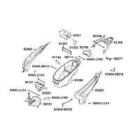 Sidokåpor bak - Sadellåda