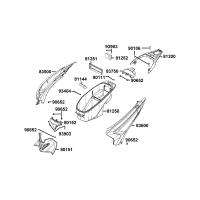 Sidokåpor bak - Sadellåda