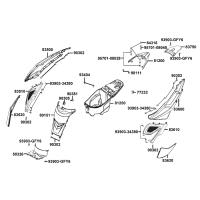 Sidokåpor bak - Sadellåda