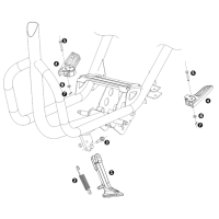 Sidostöd - Passagerarfotstöd