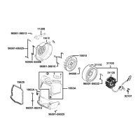 Stator - Svänghjul - Fläktkåpa