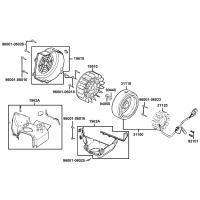 Stator - Svänghjul - Fläktkåpa