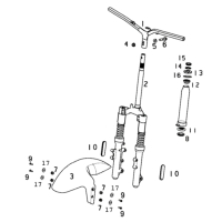 Styre - Framskärm - Framgaffel