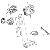 Tändningslås - ECU - Konverterare - Kabelstam