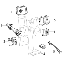 Tändningslås - ECU - Larm - Kabelstam