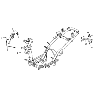 Tändningslås - Sadellåsvajer - Ram