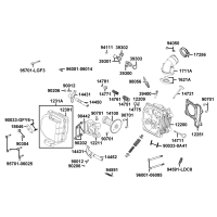 Topplock - Tändstift - Insugsrör